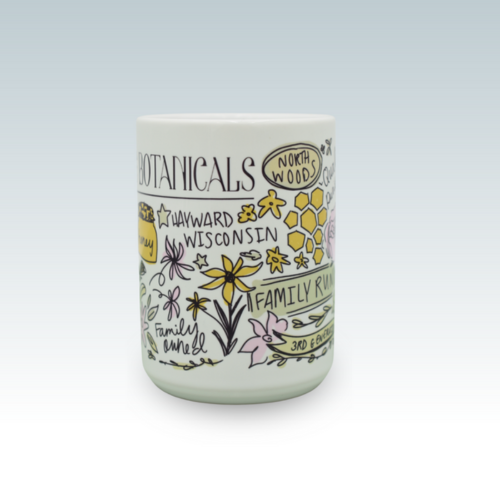 Beehive Botanicals Mugs by Ivory & Sage and Midwest Roasters Coffee Set