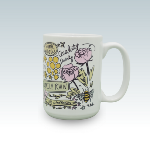 Beehive Botanicals Mugs by Ivory & Sage and Midwest Roasters Coffee Set