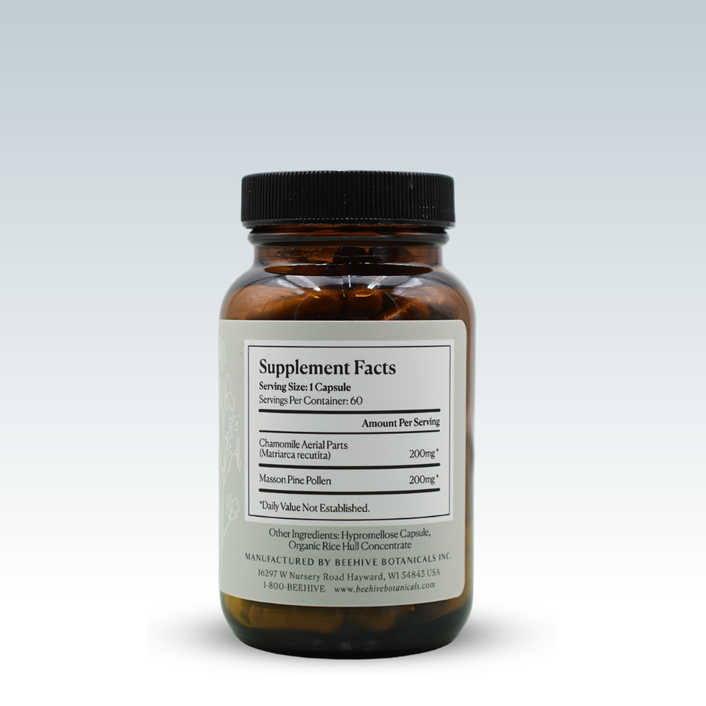 Chamomile & Pine Pollen Capsules