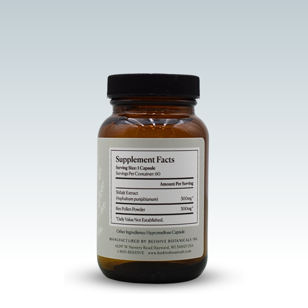 shilajit plant seeds Shilajit & Bee Pollen Capsules