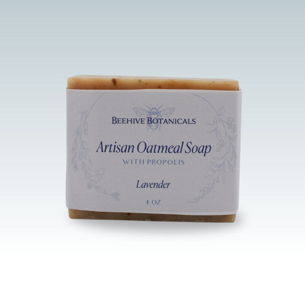 Artisan Oatmeal Soap w/Propolis - Lavender