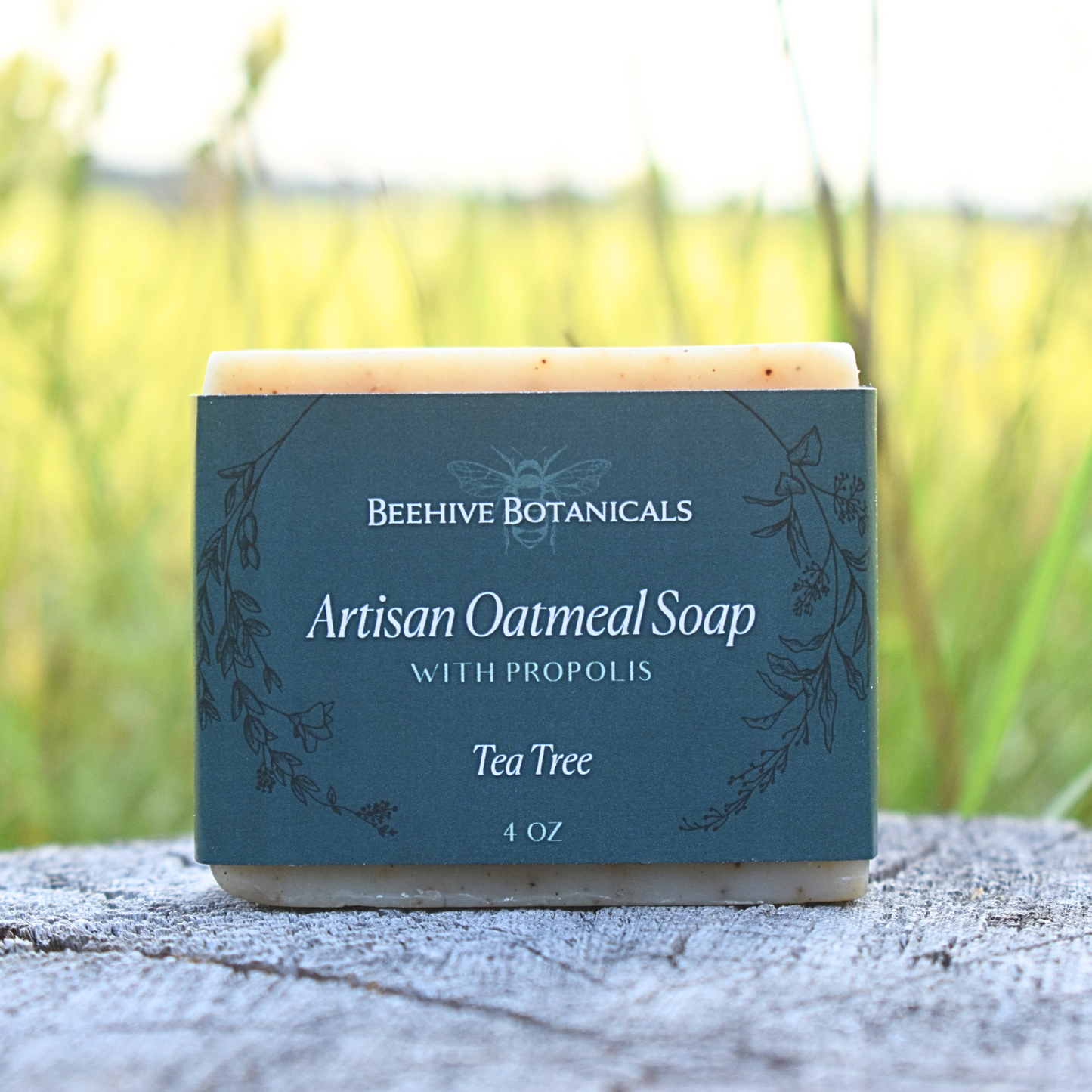 Artisan Oatmeal Soap w/Propolis - Tea Tree