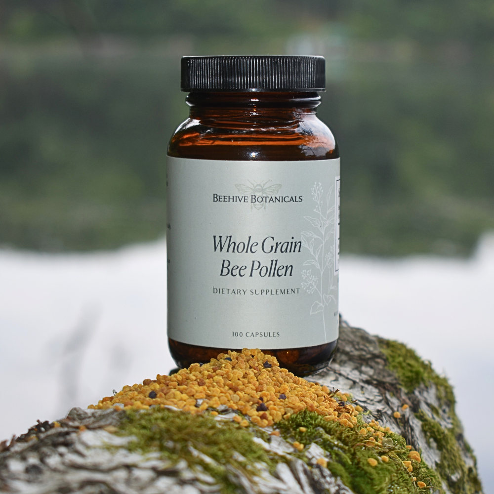 Whole Grain Bee Pollen Capsules – Beehive Botanicals